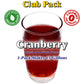 GramZero Cranberry Zero Calorie Sugar Free Drink Mix, Great For Nutrition Club Loaded Tea, Stevia Sweetened
