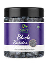 Nature Connect Afghani Seedless Black Raisins, 200gms | Kali Kismis | Dry Fruit Dried Kishmish Without Seeds_Packing May Vary