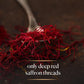 COOKS Premium Negin Grade Saffron Threads, Dark Red, 2 Grams for Tea, Paella, Risotto, Biryani, Dessert