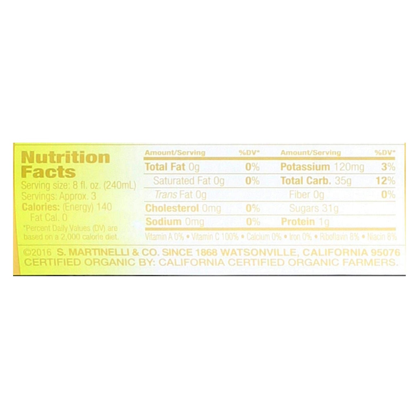 Martinellis Sparkling Cider Juice, Organic, 25.4 Fl Oz, Pack of 1, Model 0041244002535