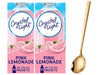Sukkar Pasha Crystal Light On The Go Drink Mix, Sugar-Free, Low-Calorie, 20 Pouches (2 Packs of 10), Pink Lemonade Flavor