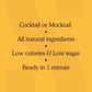 SAYSO Cocktail Tea Bags - Instant Mixers - All Natural Ingredients - Low Calorie, Low Sugar