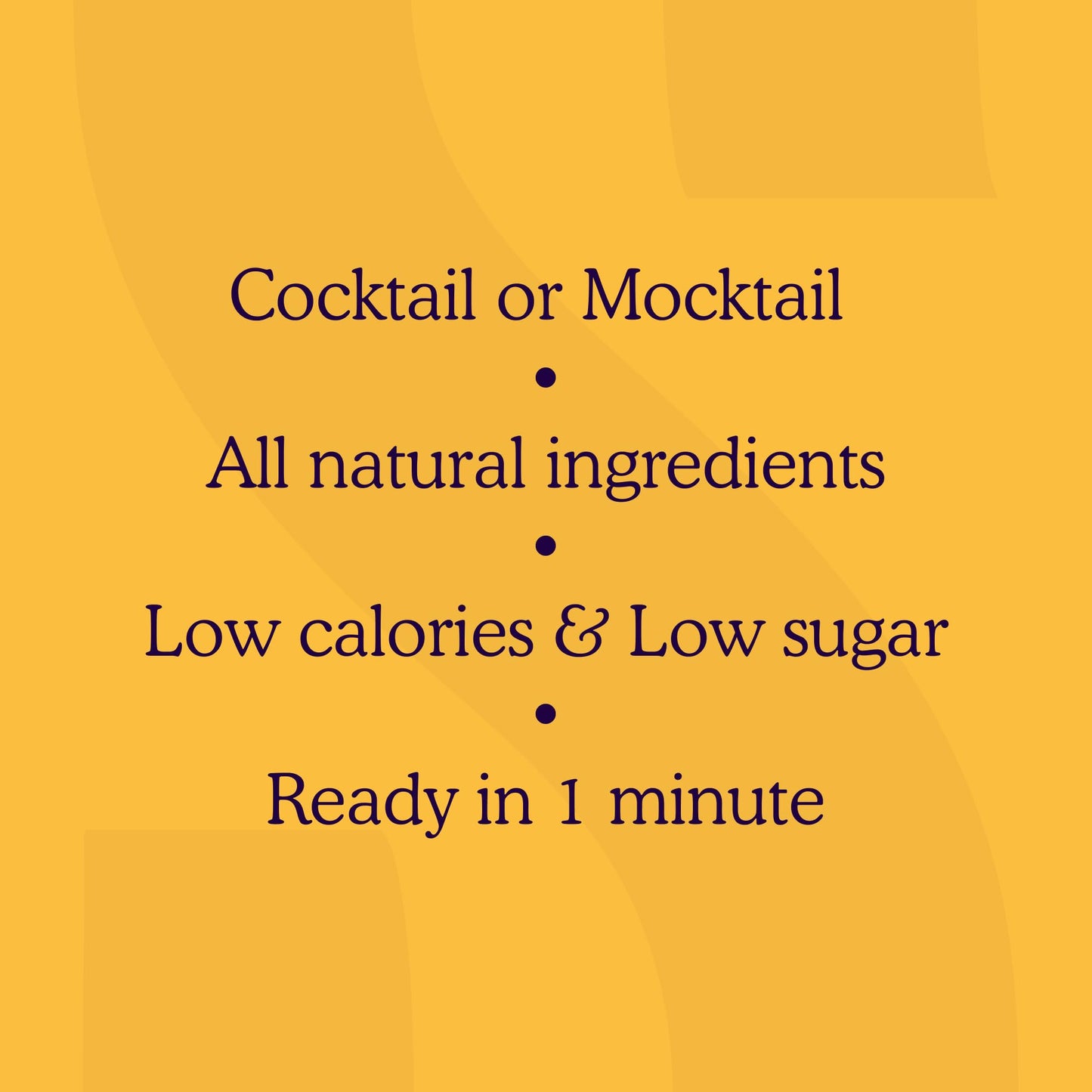 SAYSO Cocktail Tea Bags - Instant Mixers - All Natural Ingredients - Low Calorie, Low Sugar