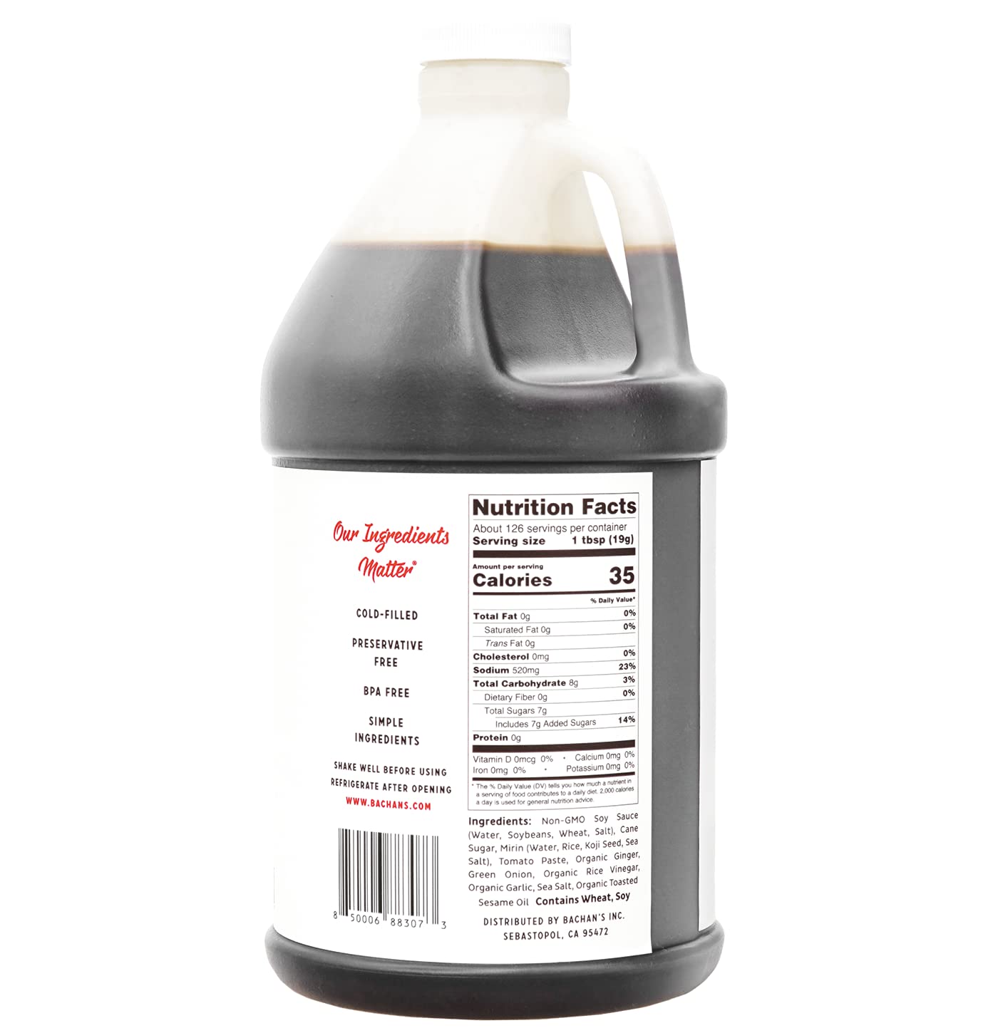 Bachan'S - Original Japanese Barbecue Sauce, 85 Oz, Half Gallon - Bbq Sauce For Wings, Chicken, Beef, Pork, Seafood, Noodles, An