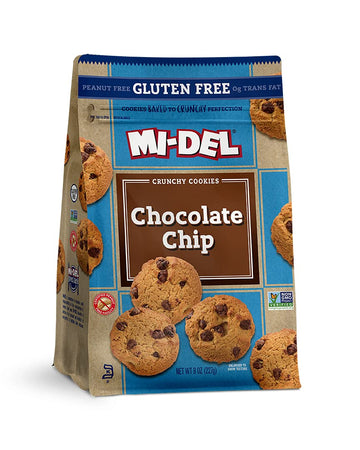Mi-Del Gluten-Free Cookies, Chocolate Chip, 8 Ounce