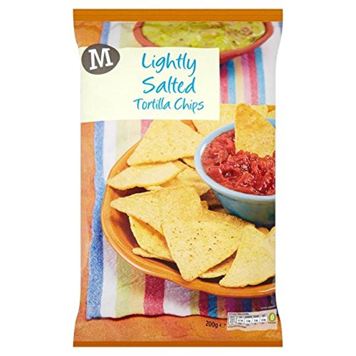 Morrisons Lightly Salted Tortilla Chips 200g