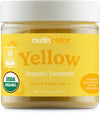 Nutricost Yellow Plant Based Food Coloring From Organic Turmeric Powder (70 Servings) - Nutricolor Color Alternative For Food & 