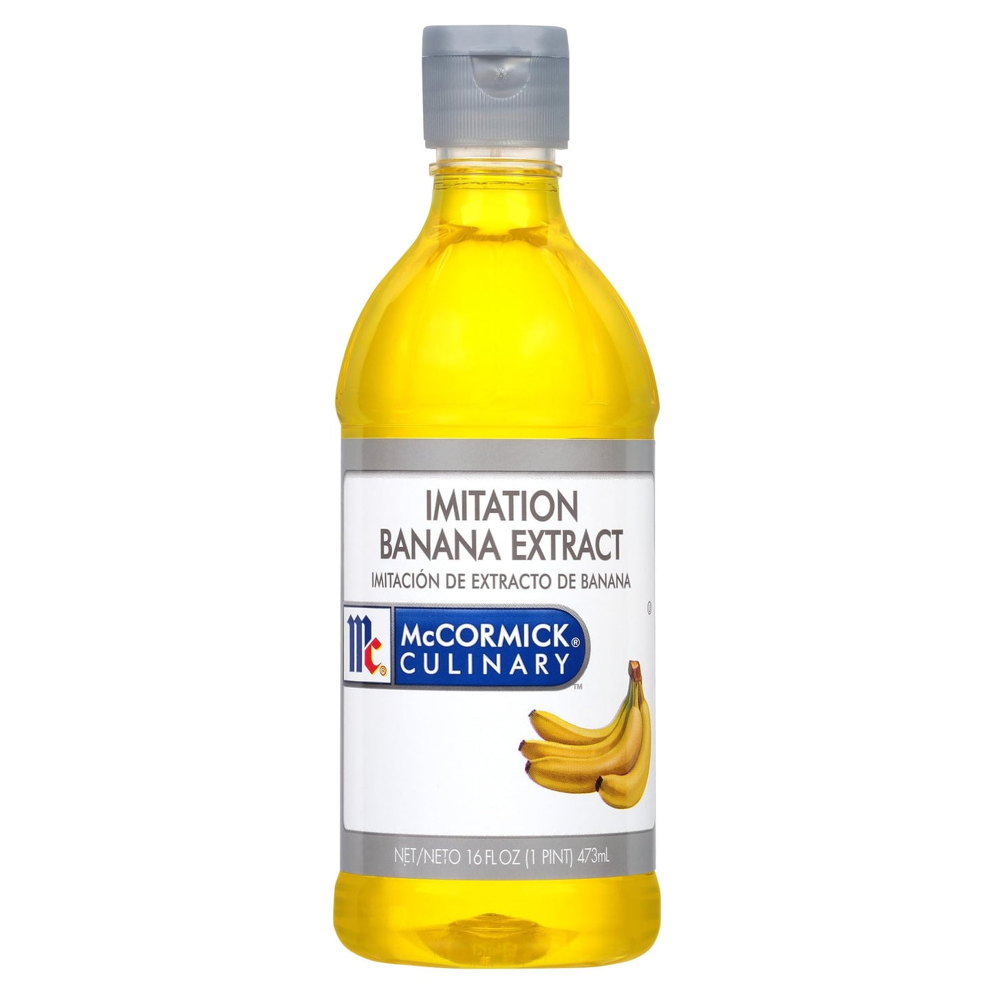 McCormick Culinary Imitation Banana Extract, 16 Fl Oz Bottle, Perfect for Baking and Beverages