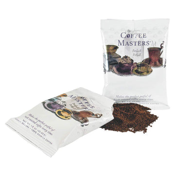 Coffee Masters Almond Amaretto Ground Coffee, 1.5-Ounce Packets, Pack of 12, Model PSAAMF