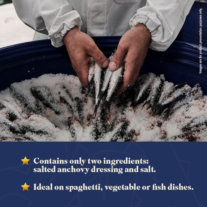 Rizzoli Anchovy Extract | Colatura di Alici 3.5oz | Italian Fish Sauce | Ancient Garum | (100g) (Pack of 1)