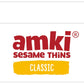 Amki Sesame Thins Classic (Sesame Snaps), Gluten Free, Vegan, Delicious, Crunchy, Sensibly Sweet Snacks. 24 Pack, 720g