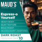 Maud'S Espresso Dark Roast Coffee Pods, 100 Ct | Espress-O Yourself Coffee | 100% Arabica Dark Roast Coffee | Solar Energy Produ