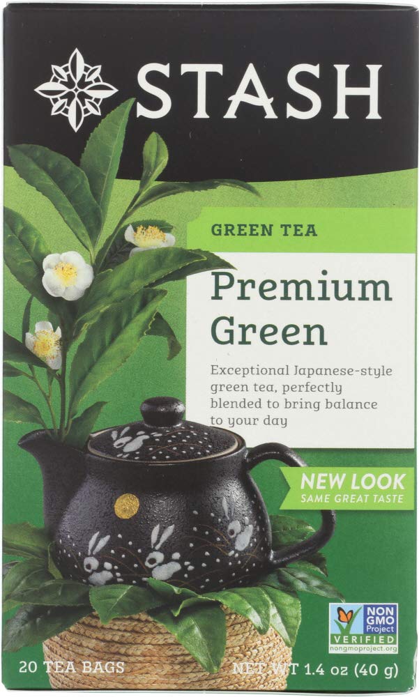 Stash Premium Green Tea - Pack of 6, 8 Ounces, Loose Leaf Tea