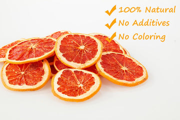 Premium Dried Grapefruit Slices 3.5 Oz/100g,Dehydrated Grapefruit,100% Natural,No Additives & No Sugar Added.
