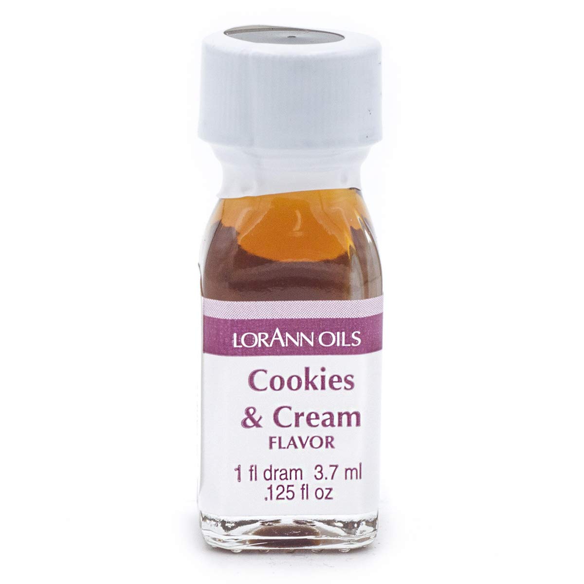 LorAnn Cookies & Cream SS Flavor, 1 dram bottle (.0125 fl oz - 3.7ml - 1 teaspoon) - 2 Pack