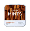 SIMPLY MINTS Natural Cinnamon Breath Mints, 6 Pack (180 Pieces), Made with Real Cinnamon Oil | Aspartame-Free, Sorbitol-Free, Xy