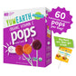 Yumearth Organic Vitamin C Pops Variety Pack, 60 Fruit Flavored Favorites Lollipops, Allergy Friendly, Gluten Free, Non-Gmo, Veg