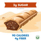 Rip Van Wafels Crispy Dunes Vegan Chocolate Hazelnut Wafer Sticks - Low-Calorie Keto Snack, 90 Calories, Brown, 12 Pack