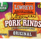 Lowreys Hot and Spicy Microwave Pork Rinds 1.75 oz. Packet - Case of: 18;18