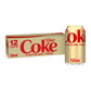 Diet Coke Caffeine Free Soda, 12 fl oz, 12 Pack, Caramel, Model 049000029345