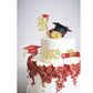 24Pcs Graduation Cupcake Toppers, Graduation Decorations Class Of 2024 Cupcake Toppers- Graduation Cupcake Picks For Graduation