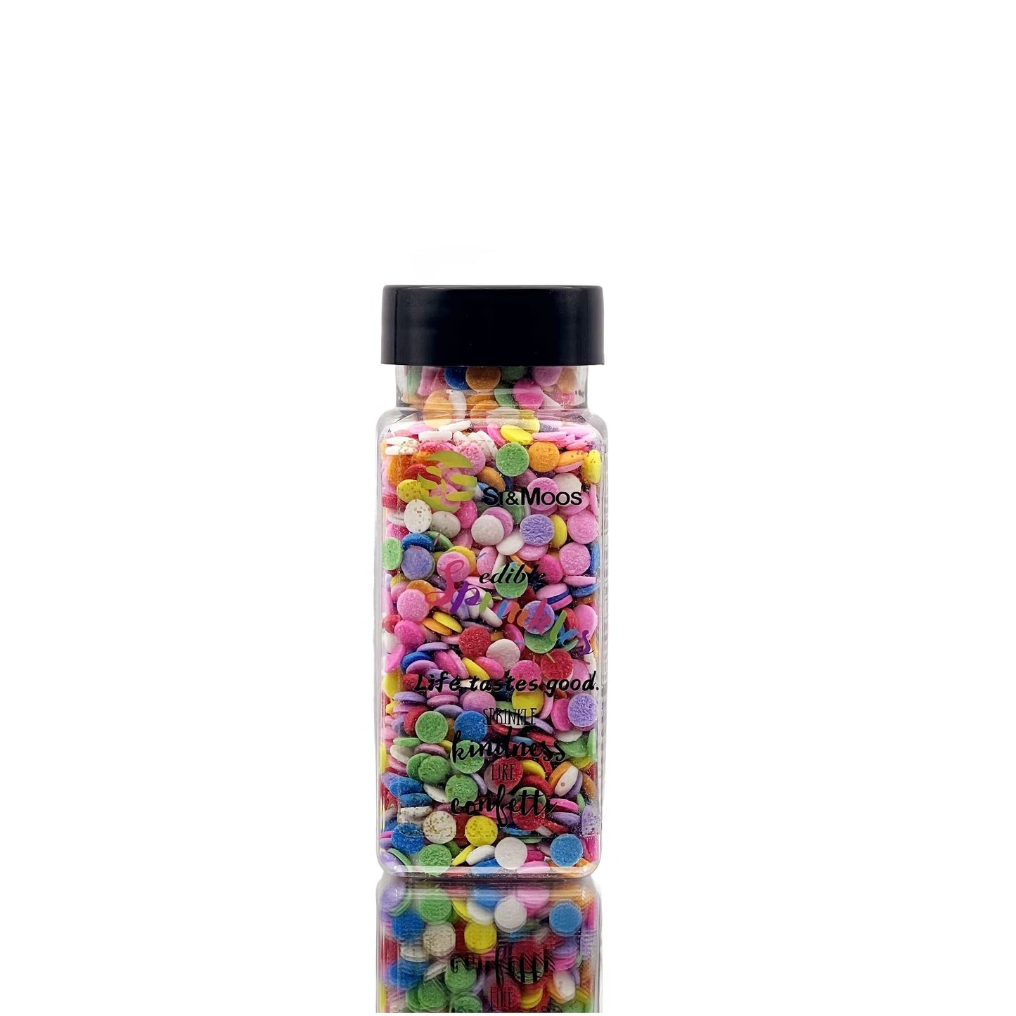 Se Si&Moos Rainbow Funfetti Sprinkles Pastel Confetti Sprinkles Edible Confetti Sequins Neon Sprinkles Quin Sprinkles Carnival S
