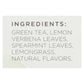 Tazo Zen Green Tea with Lemongrass & Spearmint, 20-Count Tea Bags (Pack of 6) 1.5 oz each / Net Wt 9.13 oz
