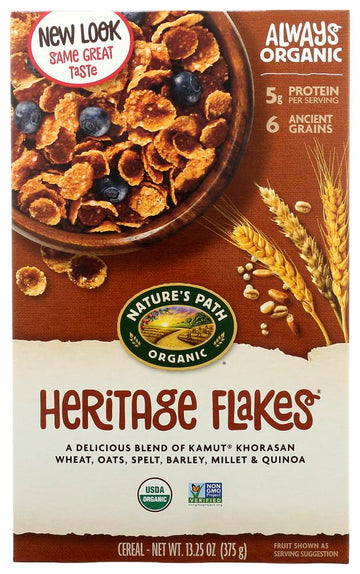 Natures Path Organic Heritage Heirloom? Whole Grain Flake Cereal - 13.25 oz - 2 pc