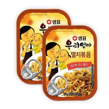 KOREAC_ Sweet stir-fry anchovies (1.76 oz, 50g, 2 PACK) _Korean Instant Food Banchan Side Dishes