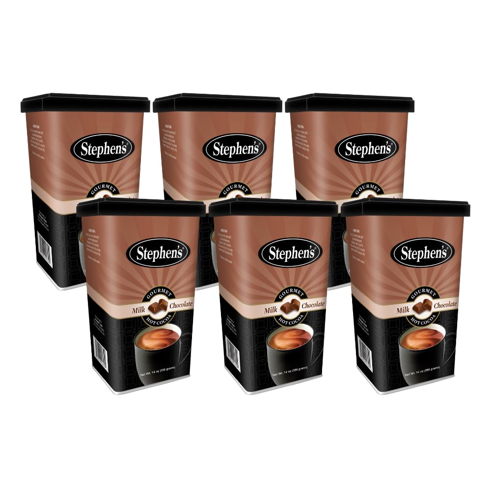 Stephen'S Gourmet Hot Cocoa, Milk Chocolate, 14 Oz (Pack Of 6)