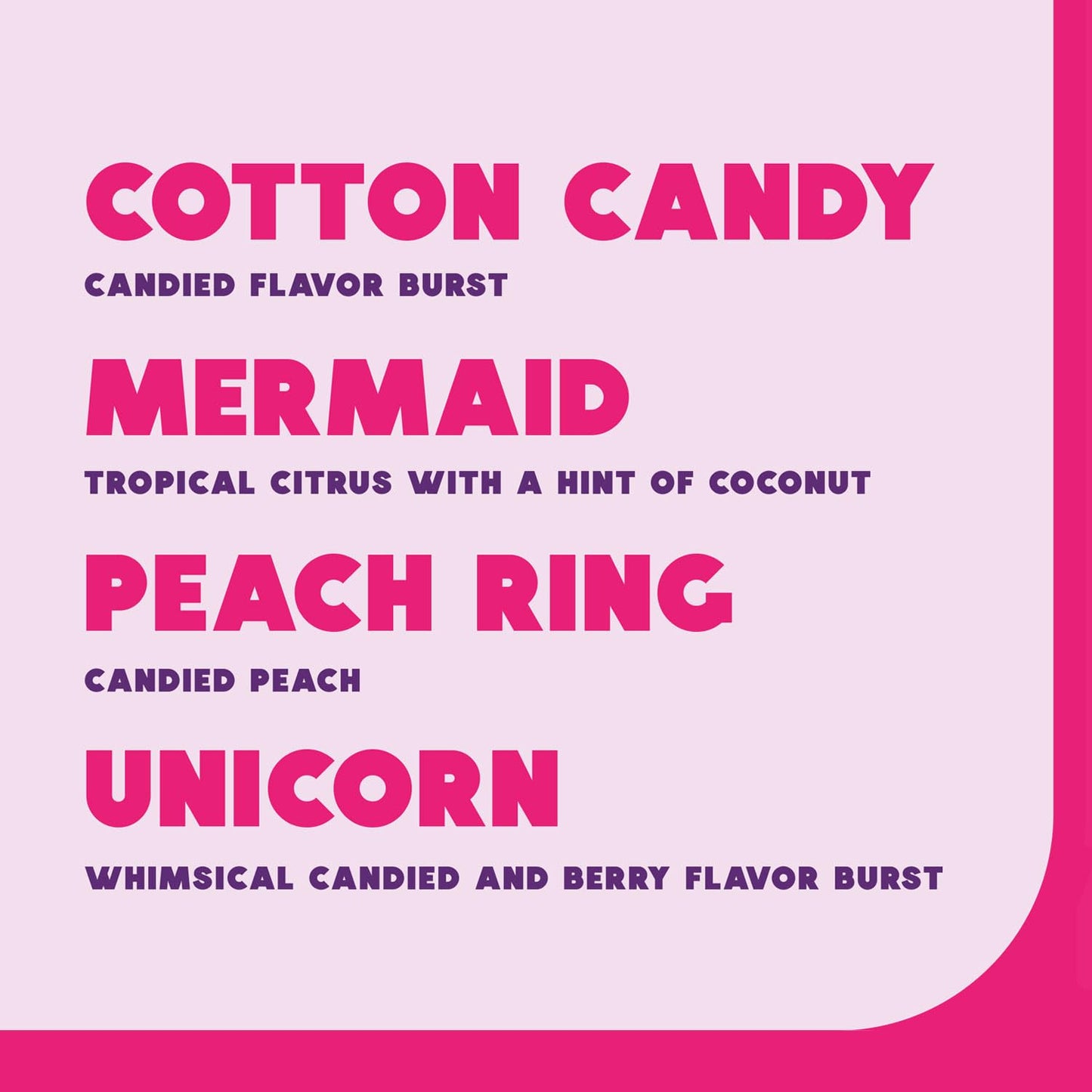 Wylers Light Singles to Go Powder Packets, Variety Pack, 20 Count, Sugar & Caffeine Free, Cotton Candy, Peach Ring, Unicorn, Mermaid