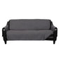 Furhaven Large Sofa Slipcover Waterproof  Non Slip Quilted Paw Print Furniture Protector Cover, Washable - Gray, Large Sofa