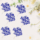 Keoysek 12Pcs Happy Father'S Day Cake Toppers Glitter Cupcake Topper Blue Cake Decoration For Father'S Day Party Supplies Dad Ca