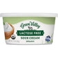 Green Valley Lactose Free Organic Sour Cream, 12 Ounce tub