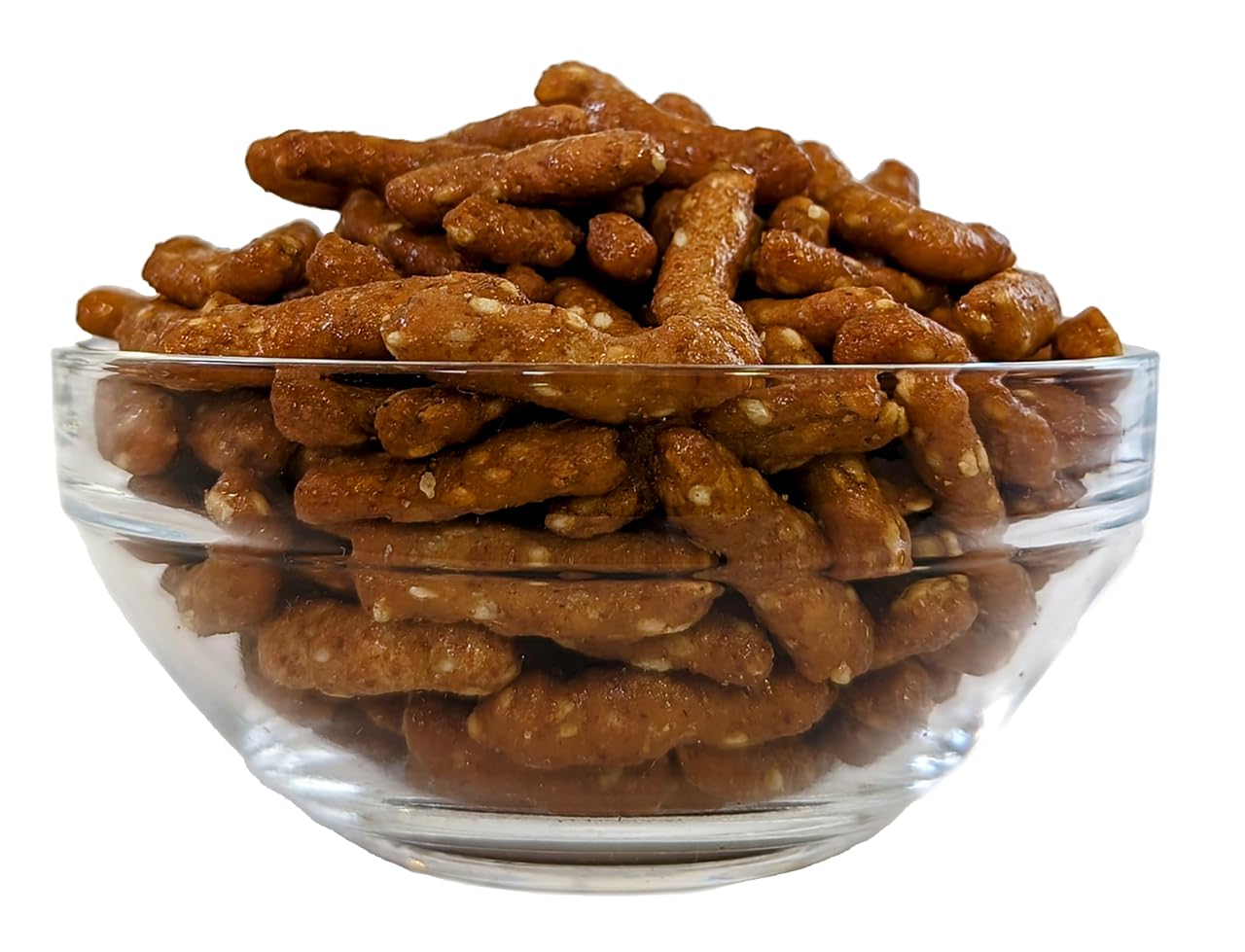 Medley Hills Farm Honey Roasted Sesame Sticks Snacks, 16 oz, Sweet & Salty, Reusable Container