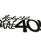 40 Birthday Cake Toppers-Black Glitter, Funny 40Th Cake Topper For Men,40 Cake Topper For Women, 40Th Birthday Decorations,40Th