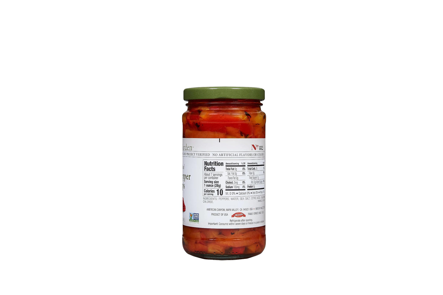 Jeff'S Garden Roasted Bell Pepper Strips | Non-Gmo, Gluten Free, Keto, Vegan, Kosher | 12 Fluid Ounce Jar (Pack Of 6)