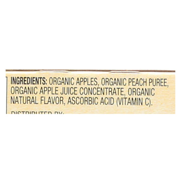 Organic Apple Sauce; Peach