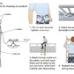 Isop Fire Evacuation Rope Ladder 4 Story 32Ft With Fall Arrest System & Spring Hooks - Rescue Ladders For 4-Story Homes - Fireproof & Weather Resistant - Escape Ladder 10M