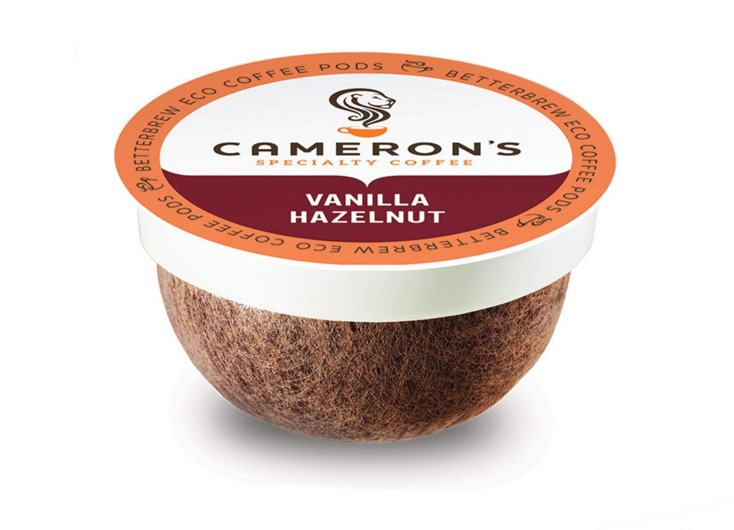 Camerons Coffee Single Serve Pods, Flavored, Vanilla Hazelnut, 18 Count (Pack of 1)