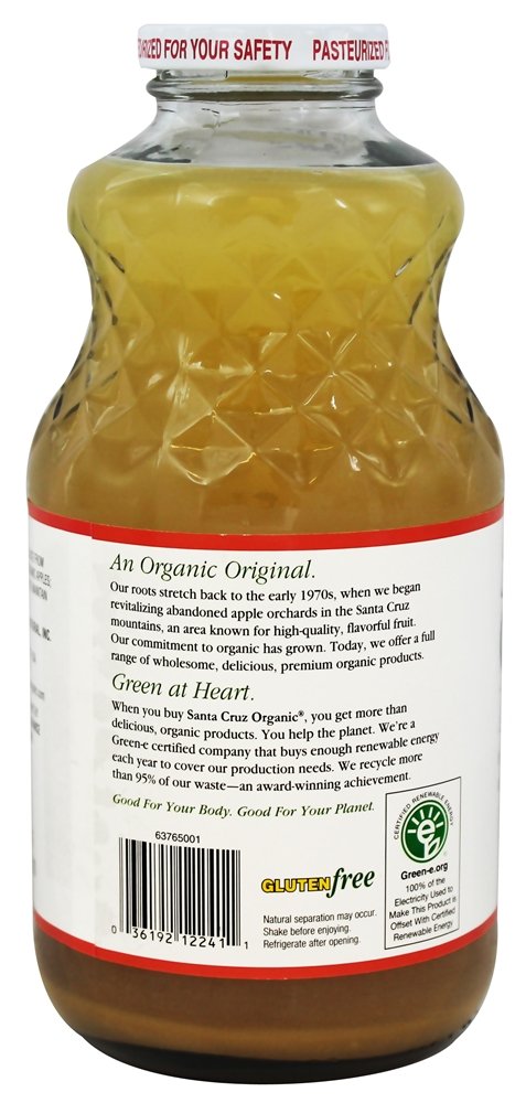 Santa Cruz Organics BG17890 Santa Cruz Organics Apple Juice - 12x32OZ