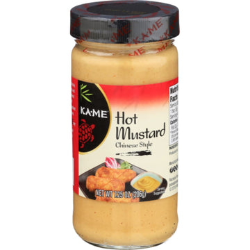 Ka-Me Hot Mustard Chinese Style, 7.25 Ounce (Pack Of 6)