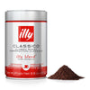 Illy Classico Espresso Ground Coffee, Medium Roast, Classic Roast With Notes Of Chocolate & Caramel, 100% Arabica Coffee, All-Na