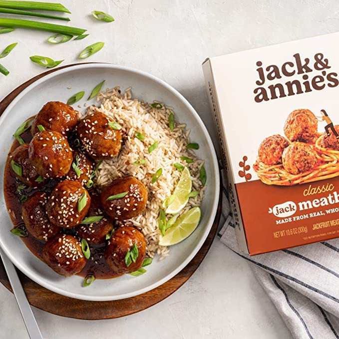 Jack & Annies, Jackfruit Meatballs Classic, 9.6 Ounce