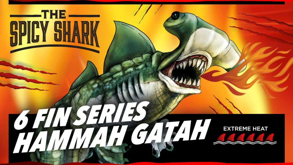 Hammah Gatah Extreme Heat Hot Sauce - Made with Scorpion Pepper, Habanero, Carolina Reaper Pepper & 7-Pot Primo Pepper - Brand F