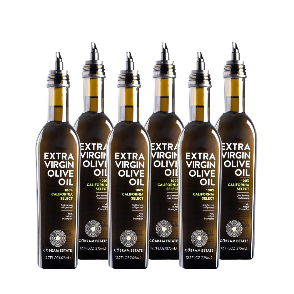 Cobram Estate California Select Extra Virgin Olive Oil - First Cold Pressed, Non-GMO, Keto Friendly, High in Antioxidants, Fruit