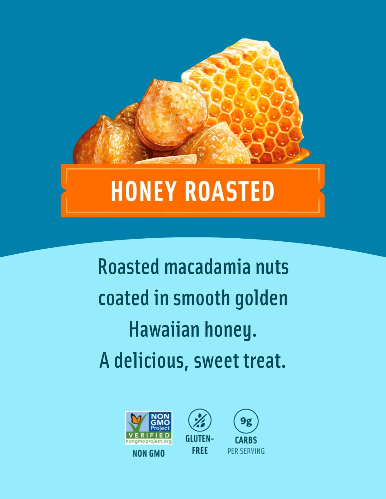 Mauna Loa Roasted Macadamia Nuts, Honey Roasted, 4 Oz (Pack of 6)
