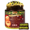 Gulluoglu Christmas Edition - Dubai Chocolate Pistachio Peanut Spread In Festive Holiday Jar | Limited Seasonal Gourmet Halal Dessert (Dark Chocolade 7 Oz (200G))