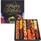 Happy Birthday Dried Fruit & Nuts Gift Basket Arrangement Platter, Gourmet Food Snack Box, Birthday Care Package, Healthy Kosher