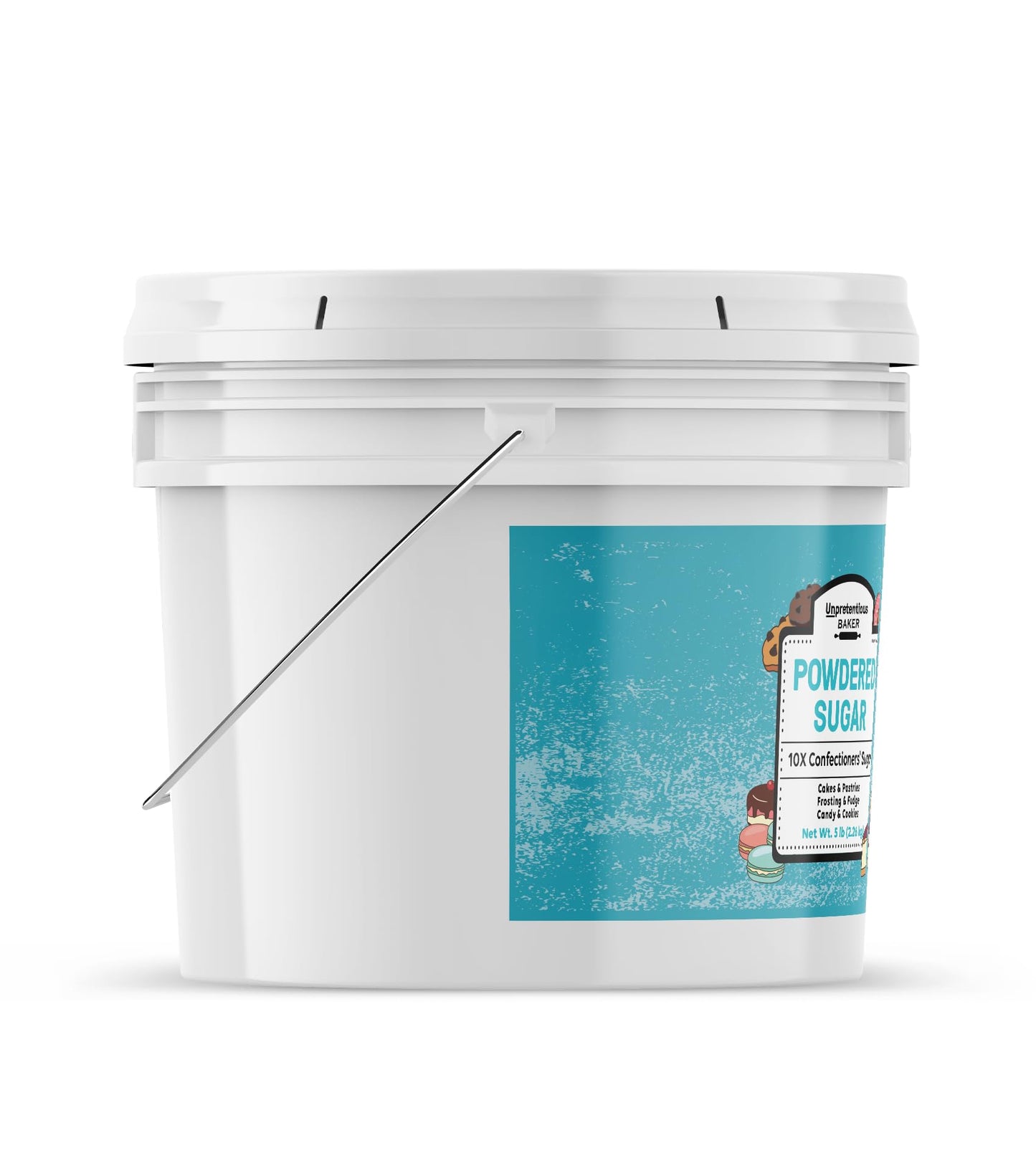 Unpretentious Powdered Sugar (1 Gallon) Confectioners Sugar, For Baking, Candy Making, Desserts